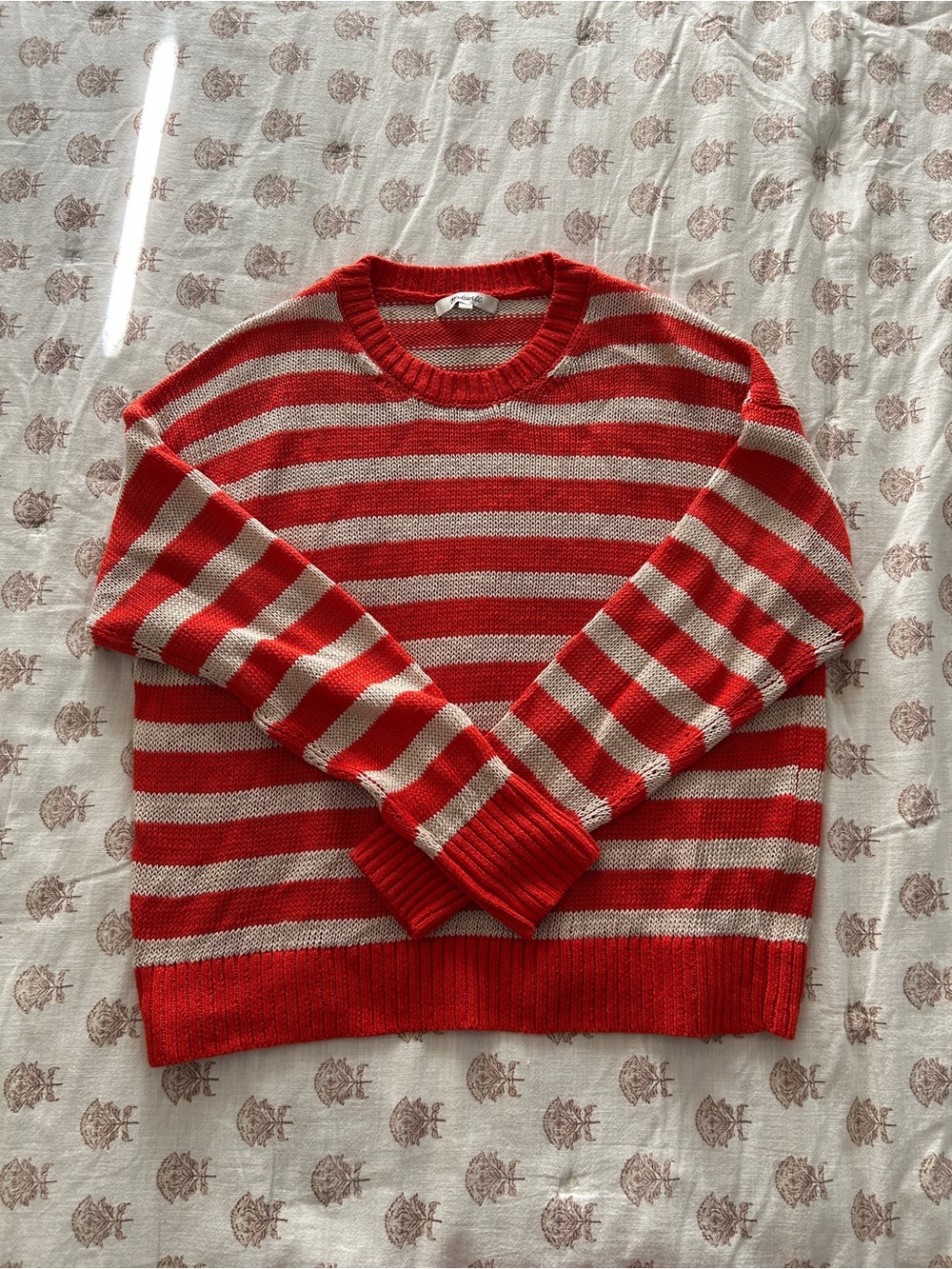 Madewell Linen Drop Shoulder Sweater